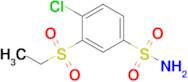 4-Chloro-3-(ethylsulfonyl)benzenesulfonamide