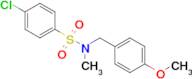 4-Chloro-n-(4-methoxybenzyl)-n-methylbenzenesulfonamide