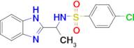 n-(1-(1h-Benzo[d]imidazol-2-yl)ethyl)-4-chlorobenzenesulfonamide