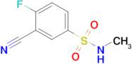 3-Cyano-4-fluoro-n-methylbenzenesulfonamide