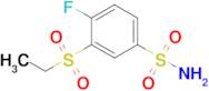 3-(Ethylsulfonyl)-4-fluorobenzenesulfonamide