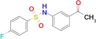 n-(3-Acetylphenyl)-4-fluorobenzenesulfonamide