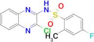 n-(3-Chloroquinoxalin-2-yl)-4-fluoro-2-methylbenzenesulfonamide