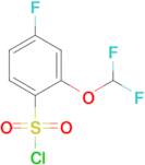 2-(Difluoromethoxy)-4-fluorobenzenesulfonyl chloride