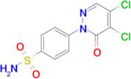 4-(4,5-Dichloro-6-oxopyridazin-1(6h)-yl)benzenesulfonamide