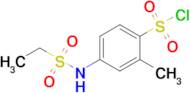 4-(Ethylsulfonamido)-2-methylbenzenesulfonyl chloride