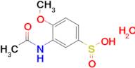 3-Acetamido-4-methoxybenzenesulfinic acid hydrate