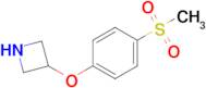 3-(4-(Methylsulfonyl)phenoxy)azetidine