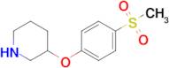 3-(4-(Methylsulfonyl)phenoxy)piperidine