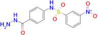 n-(4-(Hydrazinecarbonyl)phenyl)-3-nitrobenzenesulfonamide