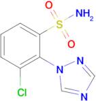 3-Chloro-2-(1h-1,2,4-triazol-1-yl)benzenesulfonamide