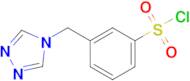 3-((4h-1,2,4-Triazol-4-yl)methyl)benzenesulfonyl chloride