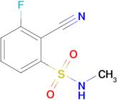 2-Cyano-3-fluoro-n-methylbenzenesulfonamide