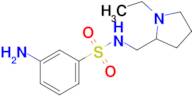 3-Amino-n-((1-ethylpyrrolidin-2-yl)methyl)benzenesulfonamide