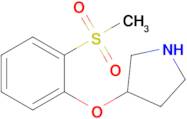 3-(2-(Methylsulfonyl)phenoxy)pyrrolidine