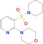 4-(3-(Piperidin-1-ylsulfonyl)pyridin-2-yl)morpholine