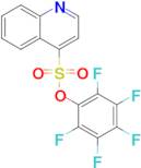 Perfluorophenyl quinoline-4-sulfonate