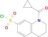 1-(Cyclopropanecarbonyl)-1,2,3,4-tetrahydroquinoline-7-sulfonyl chloride