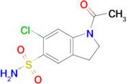 1-Acetyl-6-chloroindoline-5-sulfonamide