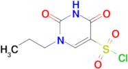 2,4-Dioxo-1-propyl-1,2,3,4-tetrahydropyrimidine-5-sulfonyl chloride