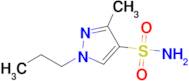 3-Methyl-1-propyl-1h-pyrazole-4-sulfonamide