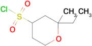 2-Ethyl-2-methyltetrahydro-2h-pyran-4-sulfonyl chloride