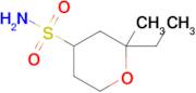 2-Ethyl-2-methyltetrahydro-2h-pyran-4-sulfonamide