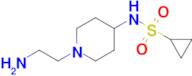 n-(1-(2-Aminoethyl)piperidin-4-yl)cyclopropanesulfonamide