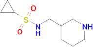 n-(Piperidin-3-ylmethyl)cyclopropanesulfonamide