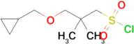 3-(Cyclopropylmethoxy)-2,2-dimethylpropane-1-sulfonyl chloride