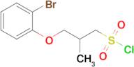 3-(2-Bromophenoxy)-2-methylpropane-1-sulfonyl chloride