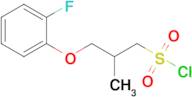 3-(2-Fluorophenoxy)-2-methylpropane-1-sulfonyl chloride