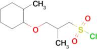 2-Methyl-3-((2-methylcyclohexyl)oxy)propane-1-sulfonyl chloride