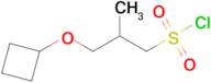 3-Cyclobutoxy-2-methylpropane-1-sulfonyl chloride