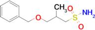 3-(Benzyloxy)-2-methylpropane-1-sulfonamide