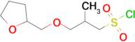 2-Methyl-3-((tetrahydrofuran-2-yl)methoxy)propane-1-sulfonyl chloride