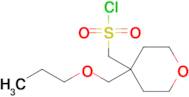 (4-(Propoxymethyl)tetrahydro-2h-pyran-4-yl)methanesulfonyl chloride