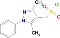 (3,5-Dimethyl-1-phenyl-1h-pyrazol-4-yl)methanesulfonyl chloride