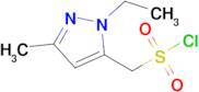 (1-Ethyl-3-methyl-1h-pyrazol-5-yl)methanesulfonyl chloride