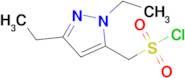 (1,3-Diethyl-1h-pyrazol-5-yl)methanesulfonyl chloride