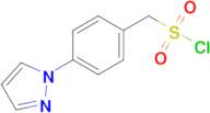 (4-(1h-Pyrazol-1-yl)phenyl)methanesulfonyl chloride