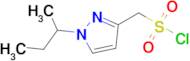 (1-(Sec-butyl)-1h-pyrazol-3-yl)methanesulfonyl chloride