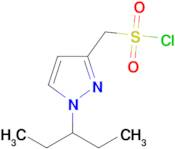 (1-(Pentan-3-yl)-1h-pyrazol-3-yl)methanesulfonyl chloride