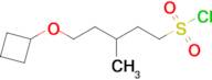 5-Cyclobutoxy-3-methylpentane-1-sulfonyl chloride