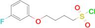 4-(3-Fluorophenoxy)butane-1-sulfonyl chloride