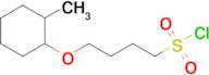 4-((2-Methylcyclohexyl)oxy)butane-1-sulfonyl chloride