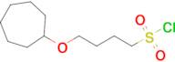 4-(Cycloheptyloxy)butane-1-sulfonyl chloride