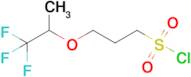 3-((1,1,1-Trifluoropropan-2-yl)oxy)propane-1-sulfonyl chloride