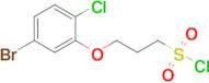 3-(5-Bromo-2-chlorophenoxy)propane-1-sulfonyl chloride