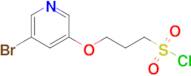 3-((5-Bromopyridin-3-yl)oxy)propane-1-sulfonyl chloride